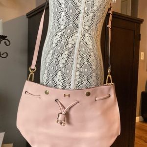 Halston Leather Shoulder Bag - EUC